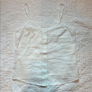 AG Adriano Goldschmied White Camisole